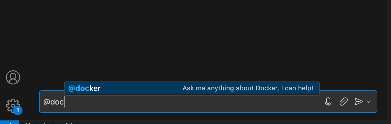 Agent Docker dans le chat