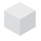 Logo par défaut qui est un cube gris 3D