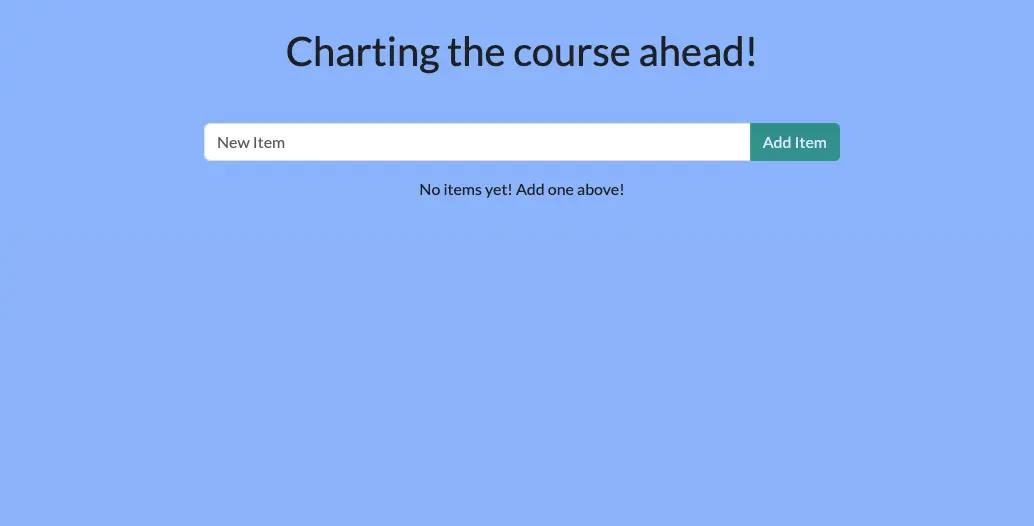 Capture d'écran de l'app de liste de tâches avec un nouveau placeholder et une couleur d'arrière-plan